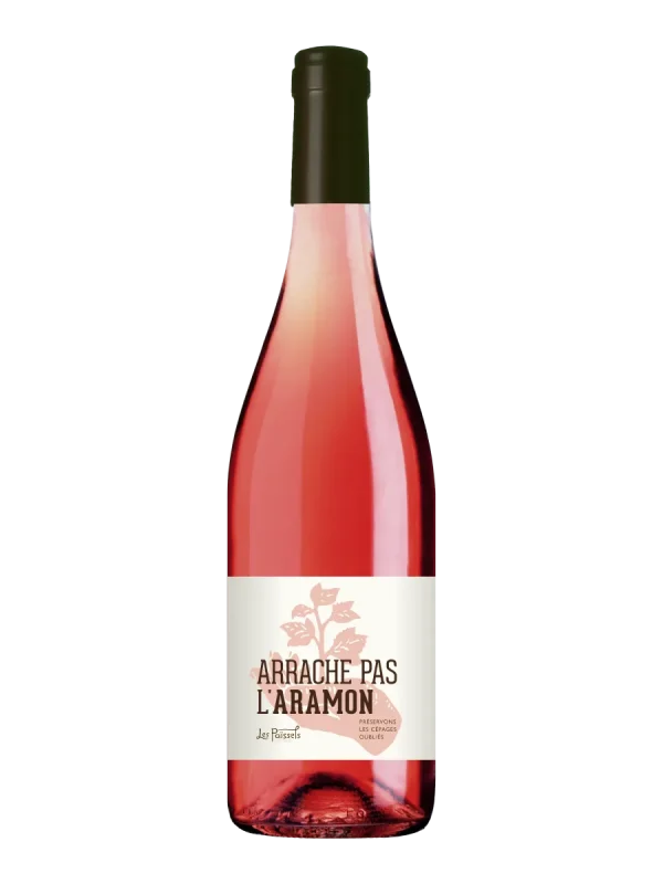 Cuvée Arrache pas l'Aramon, rosé de cépage Aramon du Domaine Les Païssels