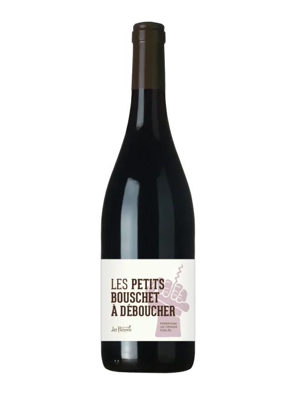 Cuvée Les Petits Bouschet à Déboucher, cuvée de cépage rare Petit Bouschet du Domaine Les Païssels